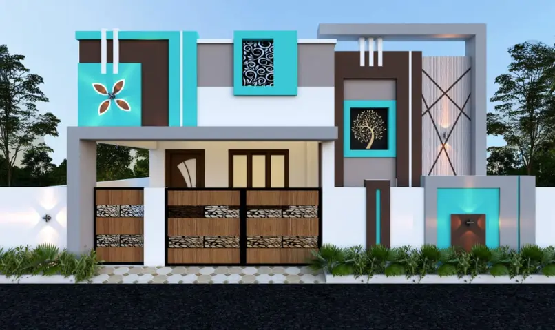 DTCP-approved independent 3-bedroom villa with a secured compound wall by the Ila Foundation at affordable prices.